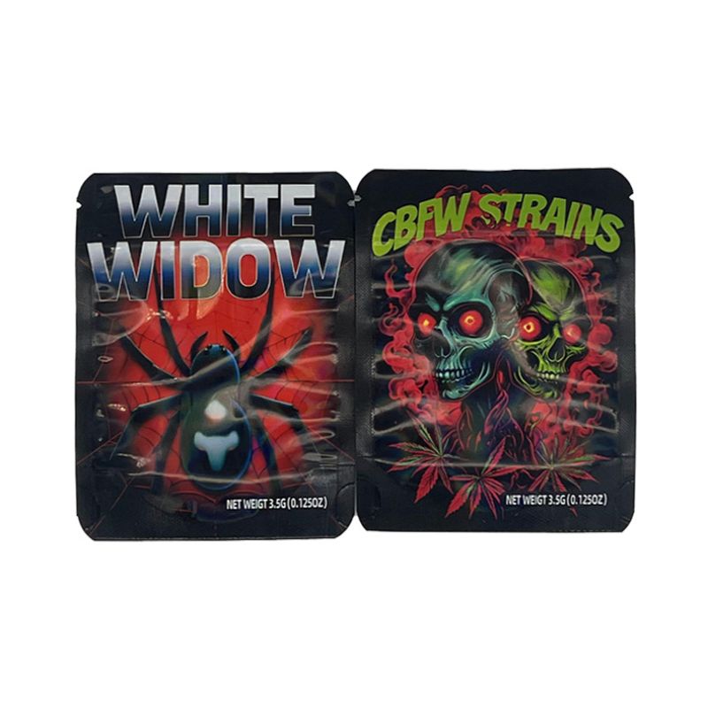 Ice Cream Cake Mylar Bags | 3.5g Resealable Weed Packaging